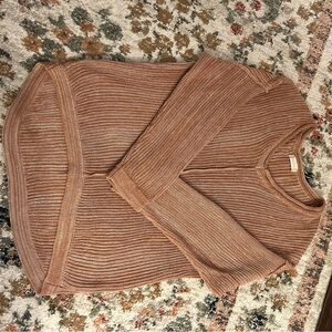 Altar'd State Copper Crew Neck Sweater